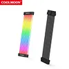 COOLMOON Light Strip 8Pin/24Pin ARGB Power Supply Decorative Line 5V Sync Replacement Multifunctional DIY for Power Supply Unit
