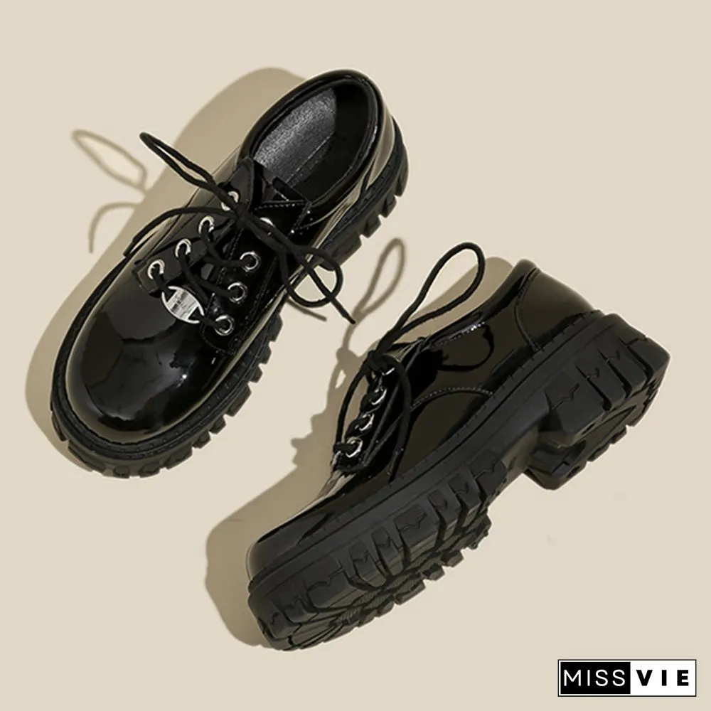 Chunky JK Mary Janes Shoes