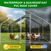 [US Local Warehouse] 9.84x13.12x6.56FT Large Chicken Coop Spire Shaped Walk-in Poultry Cage for Yard