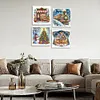 (US Local)4Pack Xmas-Special Shaped Diamond Painting Kit(40x40cm)