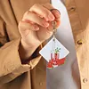 【Flashsale】(Double-Sided) 5Pcs DIY Summer Drinks Special Shaped Diamond painting keychain