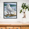 >SALE<Full Embroidery Cotton Thread 14CT Printed Snow Sculpture Cross Stitch 41x54cm