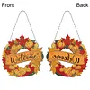 Diamond Painting Autumn Wreath Pendant for Home Window Wall