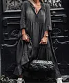 Women's Casual Denim Maxi Dress