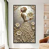 Diamond Painting-DIY Crystal Rhinestone Pearl and Gold Queen(40x70cm)