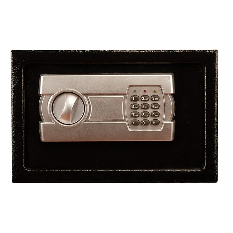 Mini Security Password Safety Box Small Household Steel Safes Money Bank Safurance Luxury Electronic Alarm Safety Box