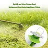 Metal Grass String Trimmer Head Replacement Saw Blades Lawn Mower Fittings