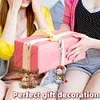 (US Local)6PCS  Christmas DIY Diamond Painting Keychain Diamond Art Kits Keyrings