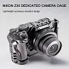 Nikon Z30 Dedicated Camera Bracket Video VLOG Extended Metal Protection Frame Stabilizer Vertical Quick Release Plate NikonZ30 Metal Protection Frame