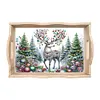(Multistyle) En Bois No&euml;l Cardinal Bonhomme De Neige-Bricolage Vaisselle