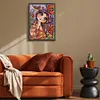 [Brand]Big Eyes Doll - 14CT Stamped Cross Stitch - 29*40cm