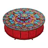DIY Wooden Diamond Art Painting Storage Box Kit with Rotate Lid Diamond Art Painting Holder Box for Adults Beginners Home Office Decor