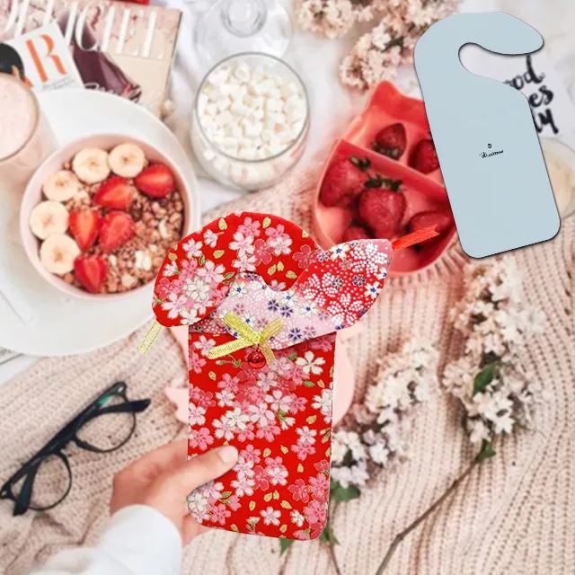 Lucky Red Bag Sewing Template-Instruction included 