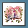 Two Doves In Love - Paint by Numbers Acrylic Painting 40*40cm