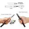 Mini Pocket Pen Shape Travel Fishing Rod Telescopic Fishing Rod Reel Combo Set