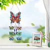DIY Diamond Painting Double Sided 3D Wind Chime Flower Butterfly Pendant Hanging Kits