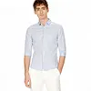 SELECTED Brand New casual 100%cotton stripes slim fit three quarter sleeves shirts men |418231520