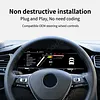 12.3" LCD Digital Cluster Instrument Speedometer For GOLF 7