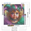 Diamond Painting-5D Full Round Drill Clown(40*40 CM)