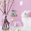 (US Local)PET Double Sided Special Shaped Easter Alphabet DIY Diamond Painting Keychain