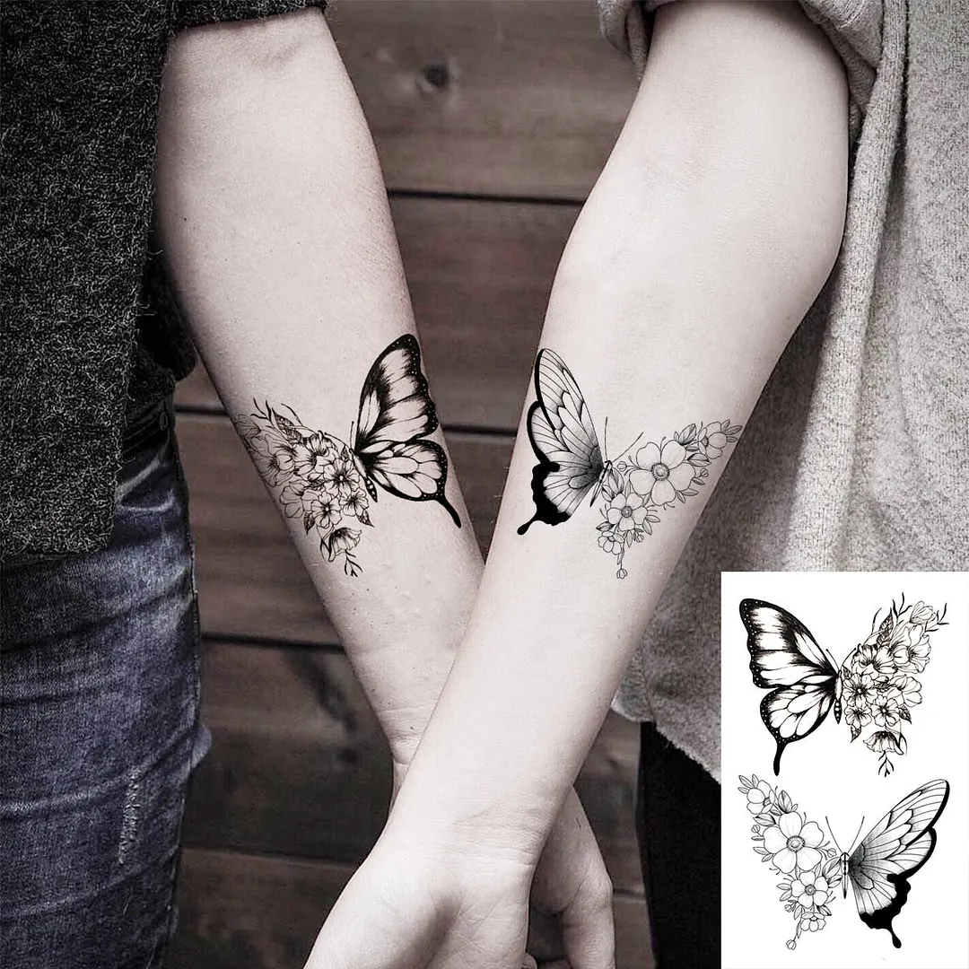 3D Realistic Wings Letters Temporary Tattoos For Women Men Quotes Thorns Dragon Fake Tattoo Fashion Waterproof Tatoos Sticker