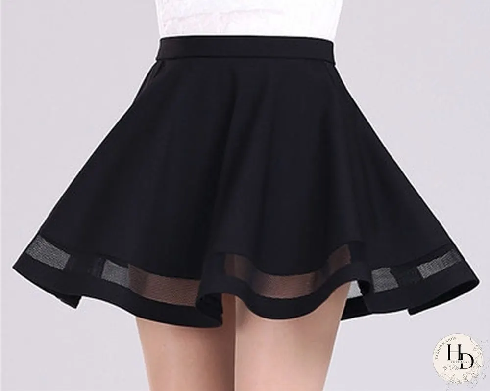 Summer Style Women Skirt Elastic Falda Ladies Midi Skirt Sexy Girls Mini Pleated Skirts Women Clothing Bottoms Saias