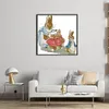 Rabbit-14CT Stamped Cross Stitch Kit(21*22cm)