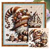 (Multi-Style) Coffee Gnome-11CT Stamped Cross Stitch 40*40cm/15.75*15.75in