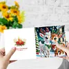 6Pcs Diamond Painting Christmas Deer Greeting Cards Christmas Cards