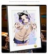 A3 & 4K Size School Uniform Ver. Shinobu Kocho Decorative Painting - Demon Slayer: Kimetsu No Yaiba - HuangGua Studio