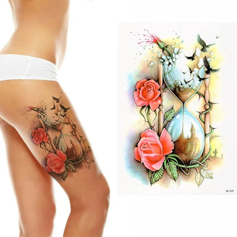 Compass Temporary Tattoo - Wind Rose Compass Rose Waterproof Mens Womens Kids