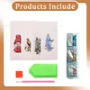 4pcs DIY Diamond Painting Wine Bag Rhinestones Liquor Bottle Cover (Butterfly)