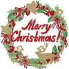 Christmas Wreath-Special Shaped Diamond Painting Kit