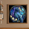(Stamped/Counted) Dragon - 11CT Cross Stitch 40*40cm/15.75*15.75in