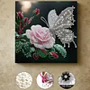 (Pre-Framed)Butterfly-Special Shape Diamond Painting Kit(25x25cm)