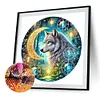 Diamond Painting-DIY Full Round Drill Wolf