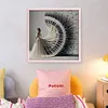(US Local)Girl-11CT Stamped Cross Stitch Kit(40x40cm)
