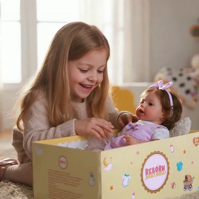 Babeside Smiling Reborn Baby Vead 20" Little Infant Girl Heartwarming Gift Timeless Emotional Moments