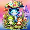 (2-Pack) Frog - Full Round Diamond Painting Set 30*30CM