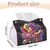 DIY Diamond Painting Creative Design Leather Handmade Tissue Holder Rhinestones Decorative Tissue Box Craft Kits