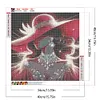 Beaut&eacute; &eacute;l&eacute;gante et luxueuse-peinture diamant perceuse ronde-40*40cm