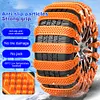 10 Pack Emergency Snow Tyre Chains for Trucks SUVs Reusable Winter Safety Chains