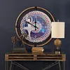 DIY Round Metal Tin Ballet Girl Diamond Painting Special Shaped  Clock Kit