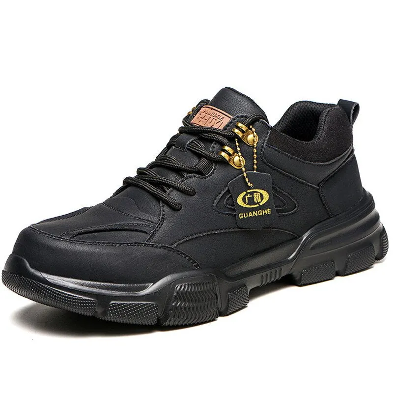 Male Safety Shoes Work Sneakers Indestructible Work Safety Boots Winter Waterproof Shoes Men Steel Toe Shoes Sport Safty Shoes