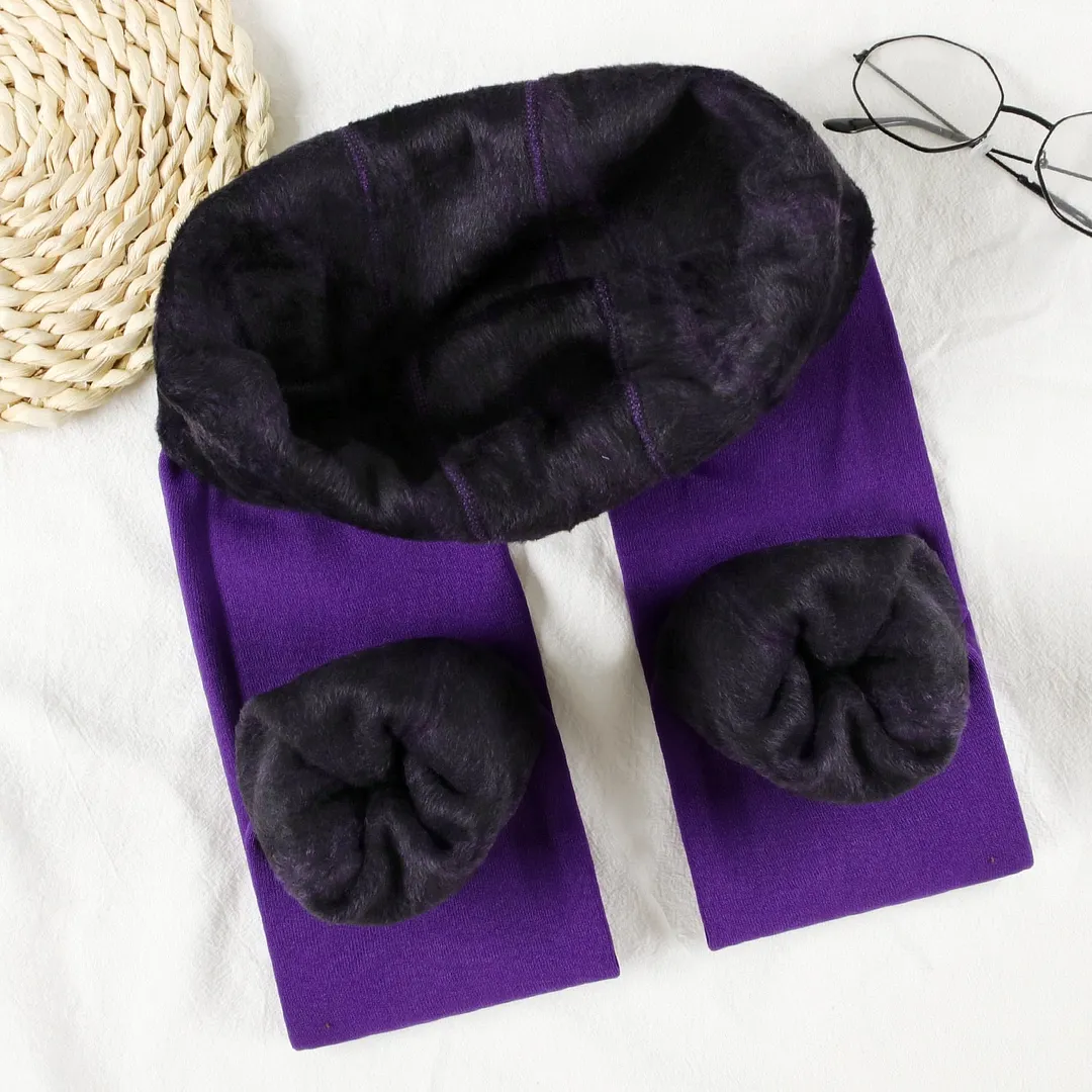 ATHVOTAR Winter Warm Leggings Women High Waist Thicken Thermal Leggins Velvet Elasticity Super Slim Legging Women