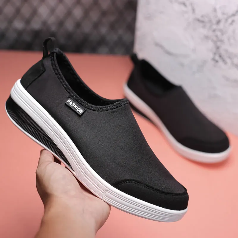 MWY Women Chunky Sneakers Casual Vulcanize Shoes Breathable Mesh Wedge Shoes Platform Trainers Women Zapatillas De Mujer