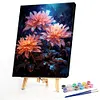Lotus-Paint by Numbers Acrylic Painting 30*40CM