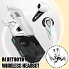 Alien Mecha 5.4 Bluetooth Headset Luminous Low Latency In-ear Wireless Headset Gaming Headset Neck Hanging Fashion