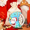 >SALE<Santa Claus Diamond Painting Unique Wooden Rotating Calendar for Home and Office