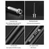 WEST BIKING Bicycle Mini Pump Aluminum Alloy 160PSI Portable High Pressure Inflator Mountain Road Bike Cycling Equipment
